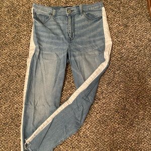 Girlfriend High Rise Express Stripe Jeans